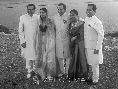 VIP Indian-Italian wedding with Baraat procession on a rocky island