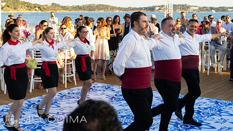 Greek Zorba dancers