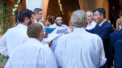 Greek Polyphonic wedding choir